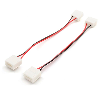 Комплект коннекторов Apeyron Electrics 09-14 (2 клипсы с проводами) для одноцветной светодиодной ленты 12В 10мм IP65 - Светильники - Cветодиодные ленты - . Магазин оборудования для автономного и резервного электропитания Ekosolar.ru в Минусинске
