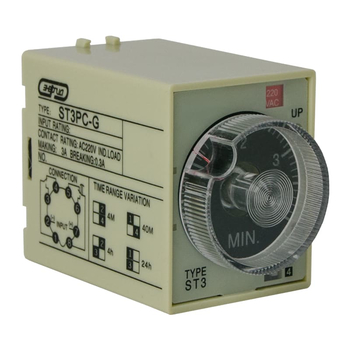 Реле времени 220V ST3PC-G (4-24h) Энергия - Электрика, НВА - Реле, автоматизация и управление - Реле времени - . Магазин оборудования для автономного и резервного электропитания Ekosolar.ru в Минусинске