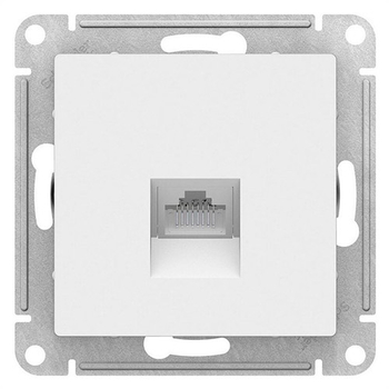 Розетка компьютерная SE AtlasDesign RJ45, белая механизм - Электрика, НВА - Выключатели и розетки - Розетки - . Магазин оборудования для автономного и резервного электропитания Ekosolar.ru в Минусинске