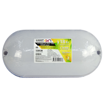 Банник LT-LBWP-03-IP65-18W-6500К LED овальный - Светильники - Для ЖКХ - . Магазин оборудования для автономного и резервного электропитания Ekosolar.ru в Минусинске