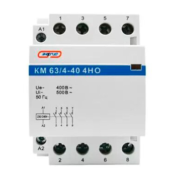 Модульный контактор КМ63/4P 40A 4НО Энергия - Электрика, НВА - Коммутационное оборудование - Контакторы - . Магазин оборудования для автономного и резервного электропитания Ekosolar.ru в Минусинске