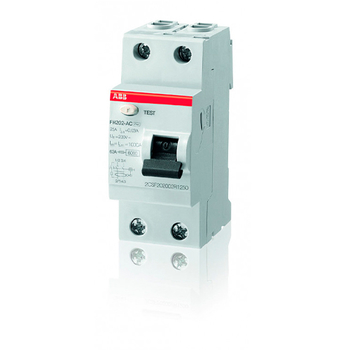 ABB FH202AC УЗО 2P 40A 30mA (AC) - Электрика, НВА - Модульное оборудование - Узо - . Магазин оборудования для автономного и резервного электропитания Ekosolar.ru в Минусинске