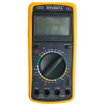 Мультиметр DT 9207 Энергия - Электрика, НВА - Измерительный инструмент - Мультимеры - . Магазин оборудования для автономного и резервного электропитания Ekosolar.ru в Минусинске