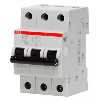 Автоматический выключатель ABB SH203L 3P 63А (С) 4,5 kA - Электрика, НВА - Модульное оборудование - Автоматические выключатели - . Магазин оборудования для автономного и резервного электропитания Ekosolar.ru в Минусинске