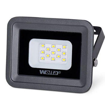 Светодиодный прожектор WOLTA WFL-10W/06W серый 5500K 10Вт SMD IP65 850Лм - Светильники - Прожекторы - . Магазин оборудования для автономного и резервного электропитания Ekosolar.ru в Минусинске