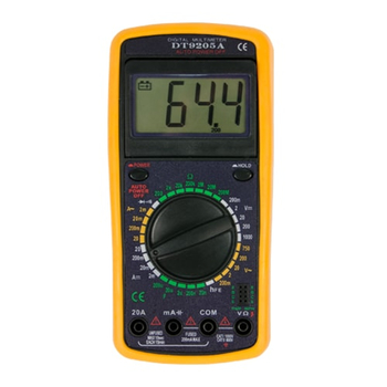 Мультиметр DT 9205A Энергия - Электрика, НВА - Измерительный инструмент - Мультимеры - . Магазин оборудования для автономного и резервного электропитания Ekosolar.ru в Минусинске