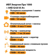 ИБП для котла Энергия Про 1000 + Аккумулятор Grid 55 Ah 12 v (700Вт - 43мин) - ИБП и АКБ - ИБП для котлов - . Магазин оборудования для автономного и резервного электропитания Ekosolar.ru в Минусинске