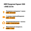 ИБП для котла Энергия Гарант 500 + Аккумулятор 33 Ач 12 В (300Вт - 60мин) - ИБП и АКБ - ИБП для котлов - . Магазин оборудования для автономного и резервного электропитания Ekosolar.ru в Минусинске
