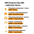 ИБП для котла Энергия Про 800 + Аккумулятор Grid 100 Ah 12 v (500Вт - 109мин) - ИБП и АКБ - ИБП для котлов - . Магазин оборудования для автономного и резервного электропитания Ekosolar.ru в Минусинске