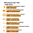 ИБП для котла Энергия Про 1000 + Аккумулятор 150 Ач 12 В (700Вт - 117мин) - ИБП и АКБ - ИБП для котлов - . Магазин оборудования для автономного и резервного электропитания Ekosolar.ru в Минусинске