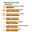 ИБП для котла Энергия Про 1000 + Аккумулятор 100 Ач 12 В (700Вт - 78мин) - ИБП и АКБ - ИБП для котлов - . Магазин оборудования для автономного и резервного электропитания Ekosolar.ru в Минусинске